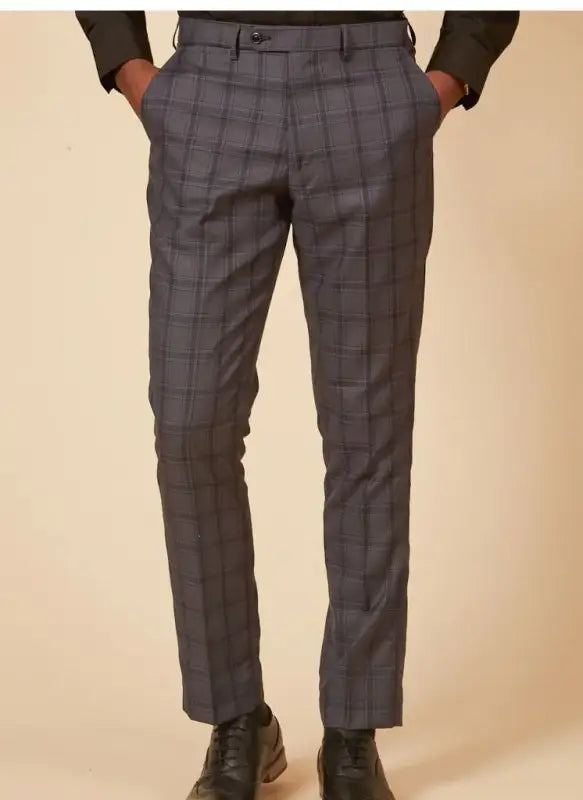 Cavani - Byxor Jose Grey Check