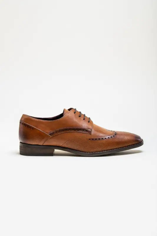 Cavani Lisbon Skor Ljusbrun - Wingtip Brogue
