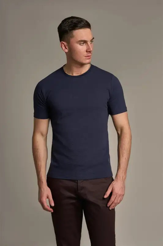 Cavani - T-shirt Byron Marinblå