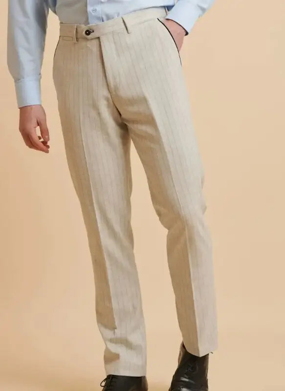 Marc Darcy - Byxor Grant Stone Pinstripe