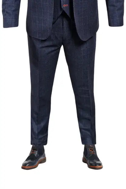 CASTLESON – Byxa Admiral Check Navy