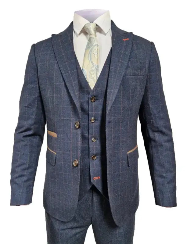 CASTLESON – Kavaj Admiral Check Navy
