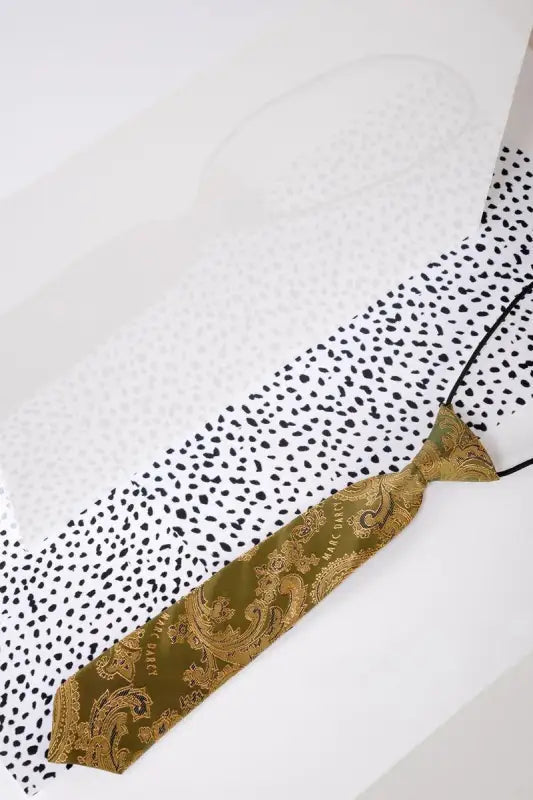 Barnslips Beige Gold Paisley