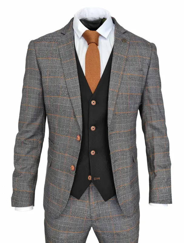 Tredelad kostym Jenson grå mix and match