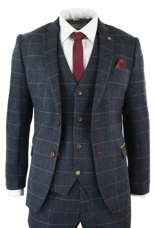 Tredelad kostym tweed Eton
