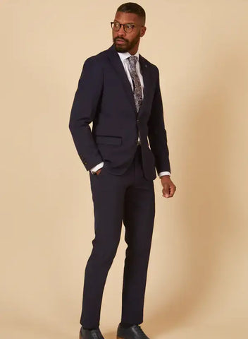 Marc Darcy Bromley Navy - Mörkblå kostym