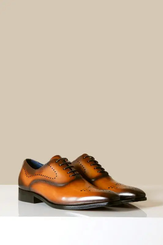 Bruna läderskor Marc Darcy Jake - Wingtip brogue - schoenen