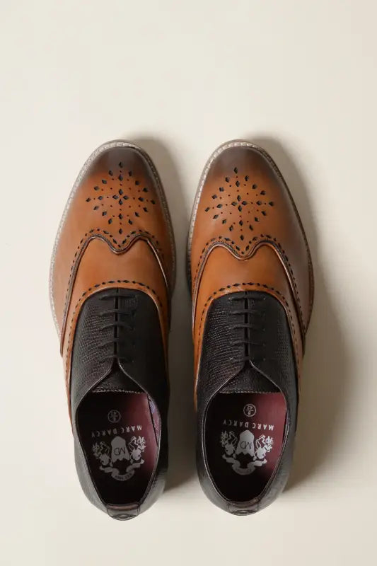 Bruna läderskor Marc Darcy Ryan - Wingtip brogue - schoenen