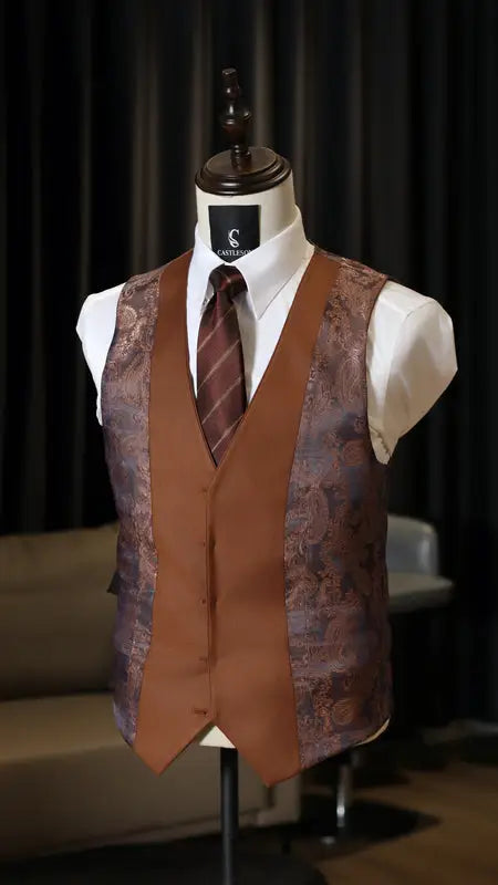 CASTLESON Admiral – Tredelad Kostym För Herrar Rutig