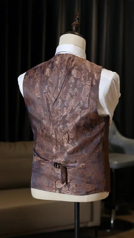 CASTLESON Admiral – Tredelad Kostym För Herrar Rutig