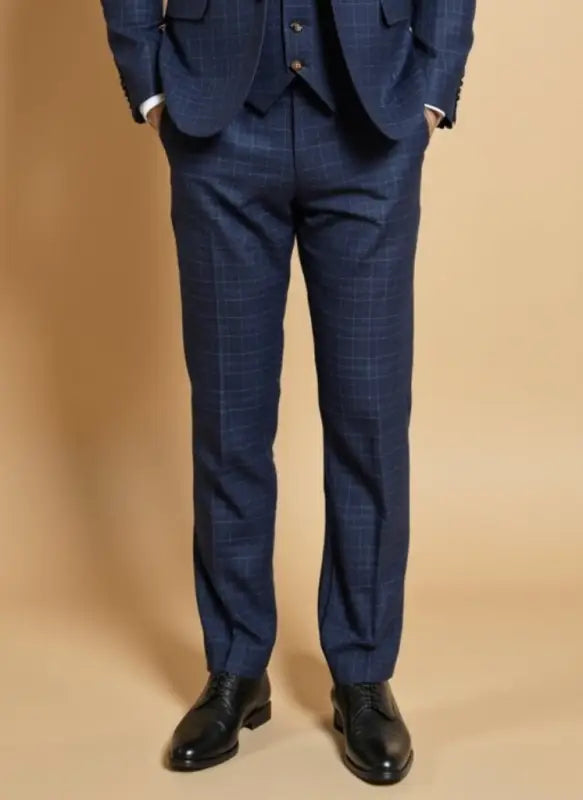 CASTLESON – Byxor Phantom Marinblå - Pantalon