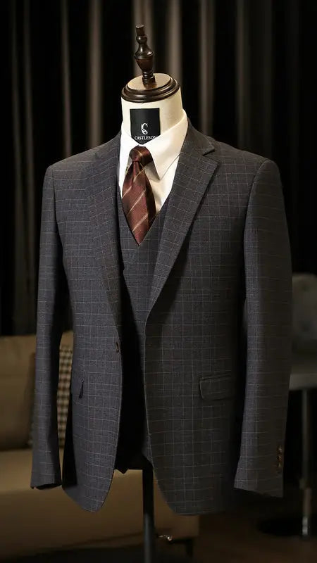 CASTLESON Phantom – Tredelad Kostym För Herrar Grå Mix &