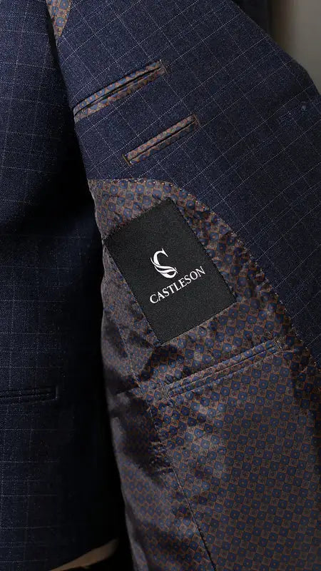 CASTLESON Phantom – Tredelad Kostym För Herrar Marinblå