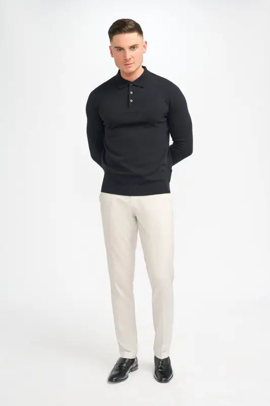 Cavani Boom Black – Pikétröja för herr - pullover