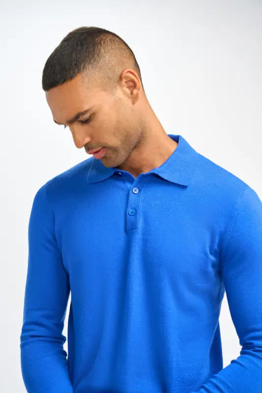Cavani Boom Electric Blue – Pikétröja för herr - pullover
