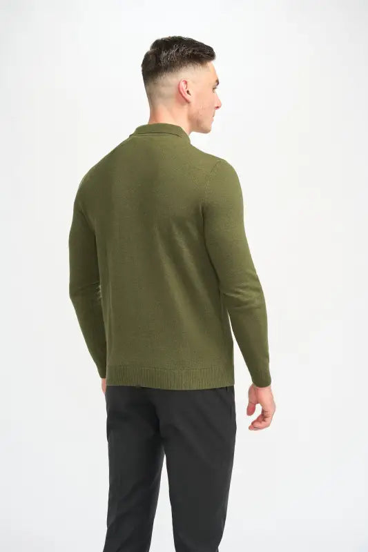 Cavani Boom Navy – Pikétröja för herr - pullover