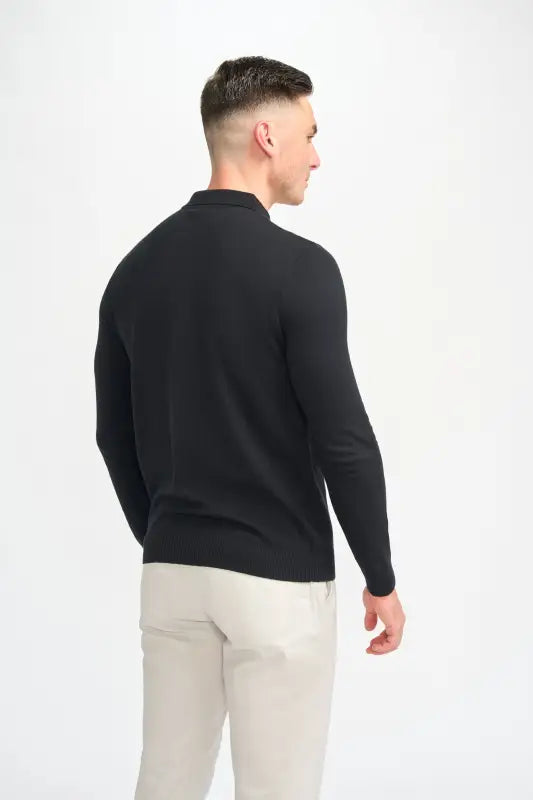 Cavani Boom Navy – Pikétröja för herr - pullover