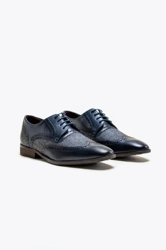 Cavani Faro Tweed Skor - Navy - schoenen