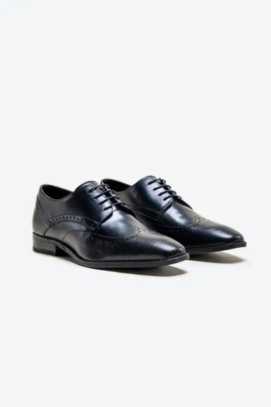 Cavani Lisbon Skor Svart - Wingtip Brogue - schoenen