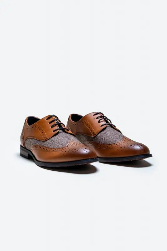 Cavani Oliver Tweed Skor - Brun - schoenen