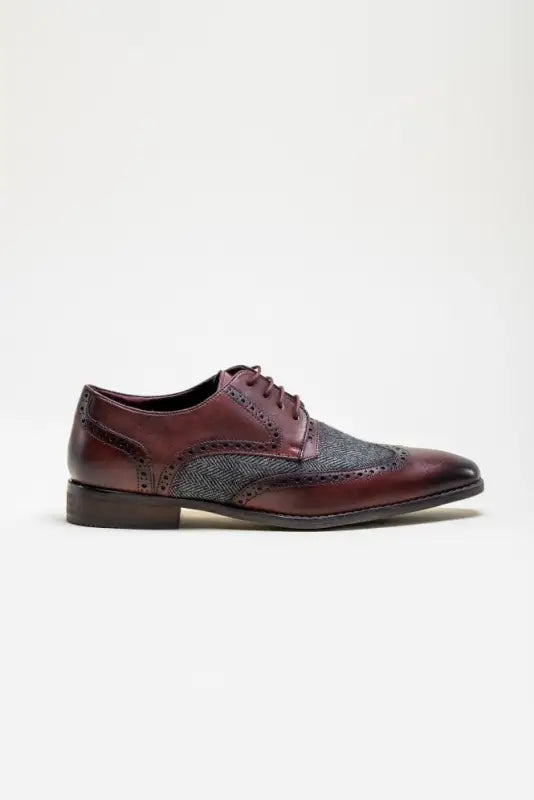 Faro Tweed Skor Bordo | Cavani Faro Bordo - schoenen