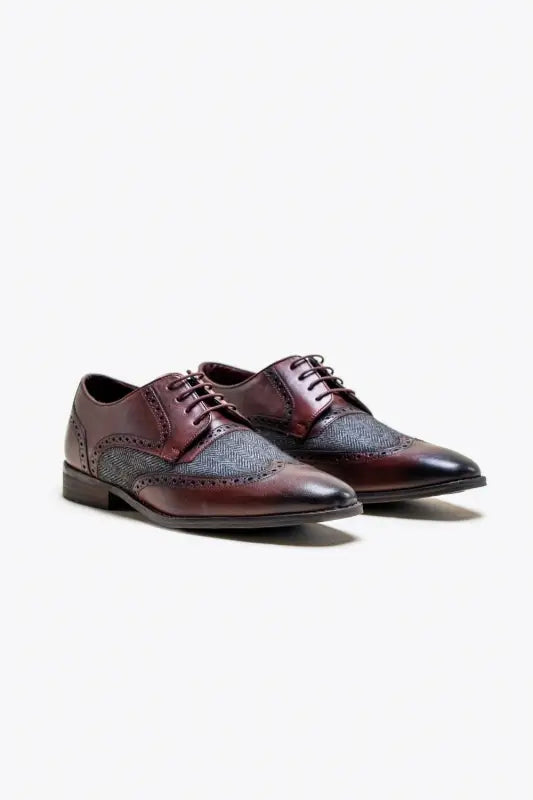 Faro Tweed Skor Bordo | Cavani Faro Bordo - schoenen