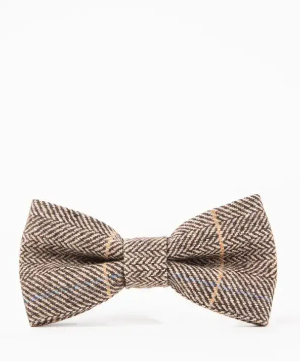 Fluga Marc Darcy Ted Tan Tweed - vlinderstrik