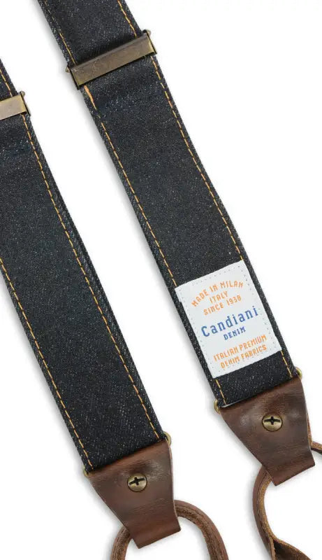 Hängslen Classic Luxe Sturdy Stitch mörk - Bretels