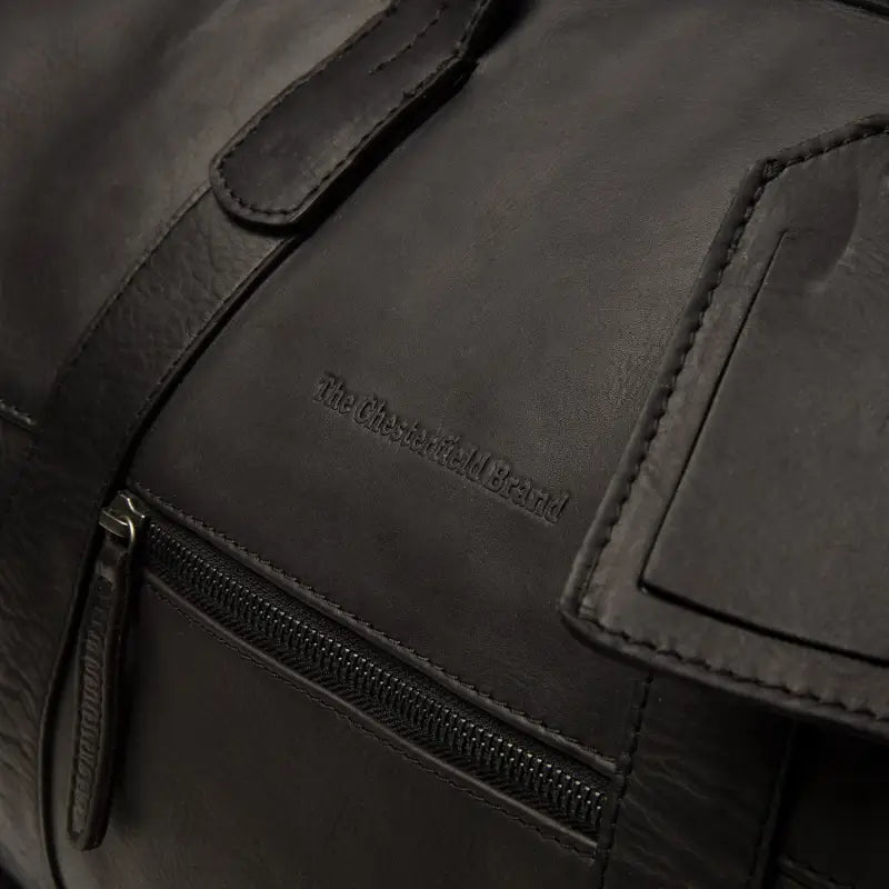 Läderhelgsväska - The Chesterfield Brand Portsmouth Black