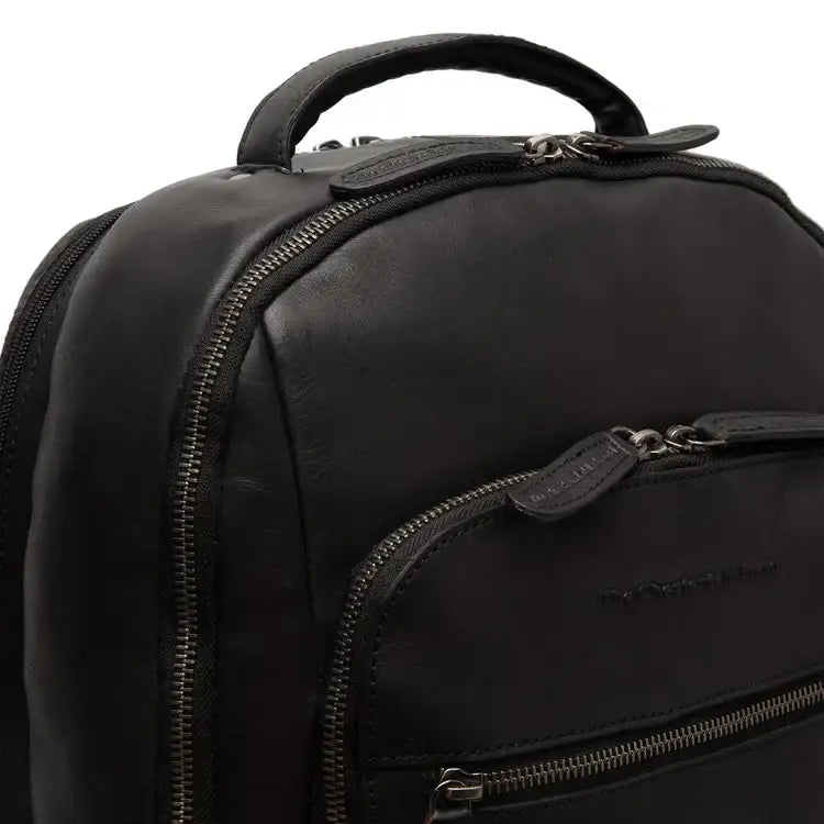 Leder Rucksack - The Chesterfield Brand Tokyo Schwarz