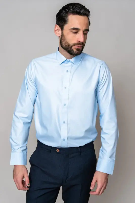 Marc Darcy – Skjorta Carter Ljusblå - overhemd