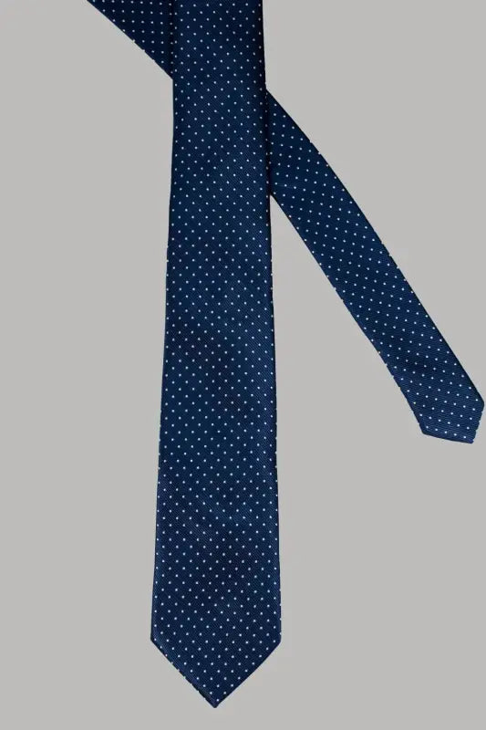 Slipsset Navy Dots - Cavani - gentleman set