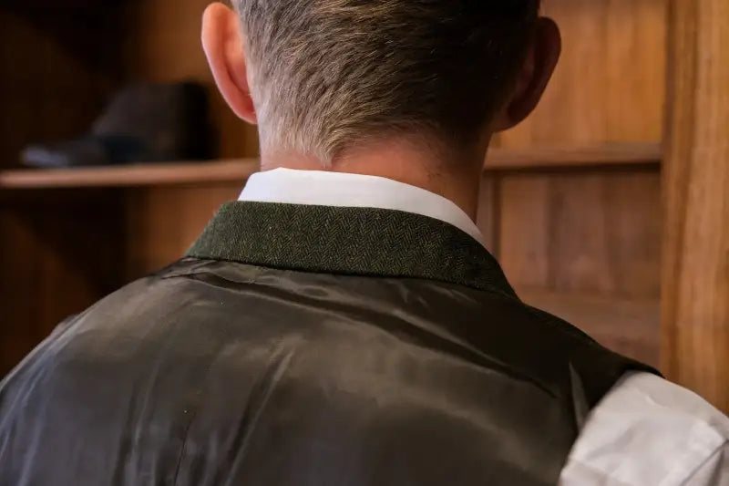 CASTLESON – Väst Chief Olive Tweed - Gilet