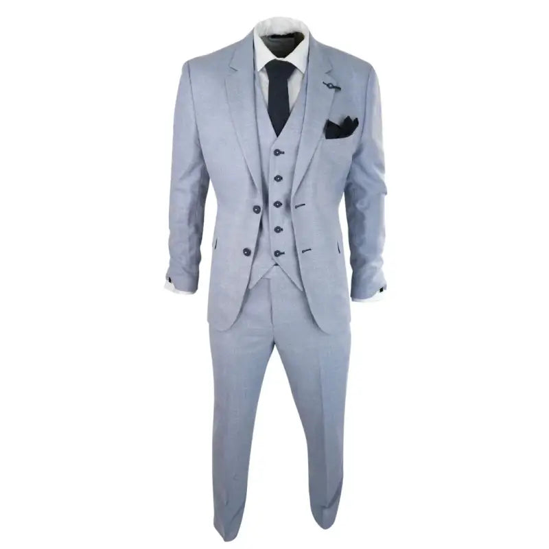 Tredelad kostym Cavani Miami Sky slim fit suit - driedelig