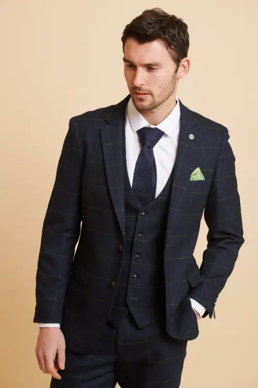 Tredelat Navy Gentleman’s suit - Edison Greenline